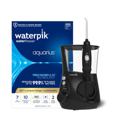 Waterpik Aquarius WP-662 front view in black