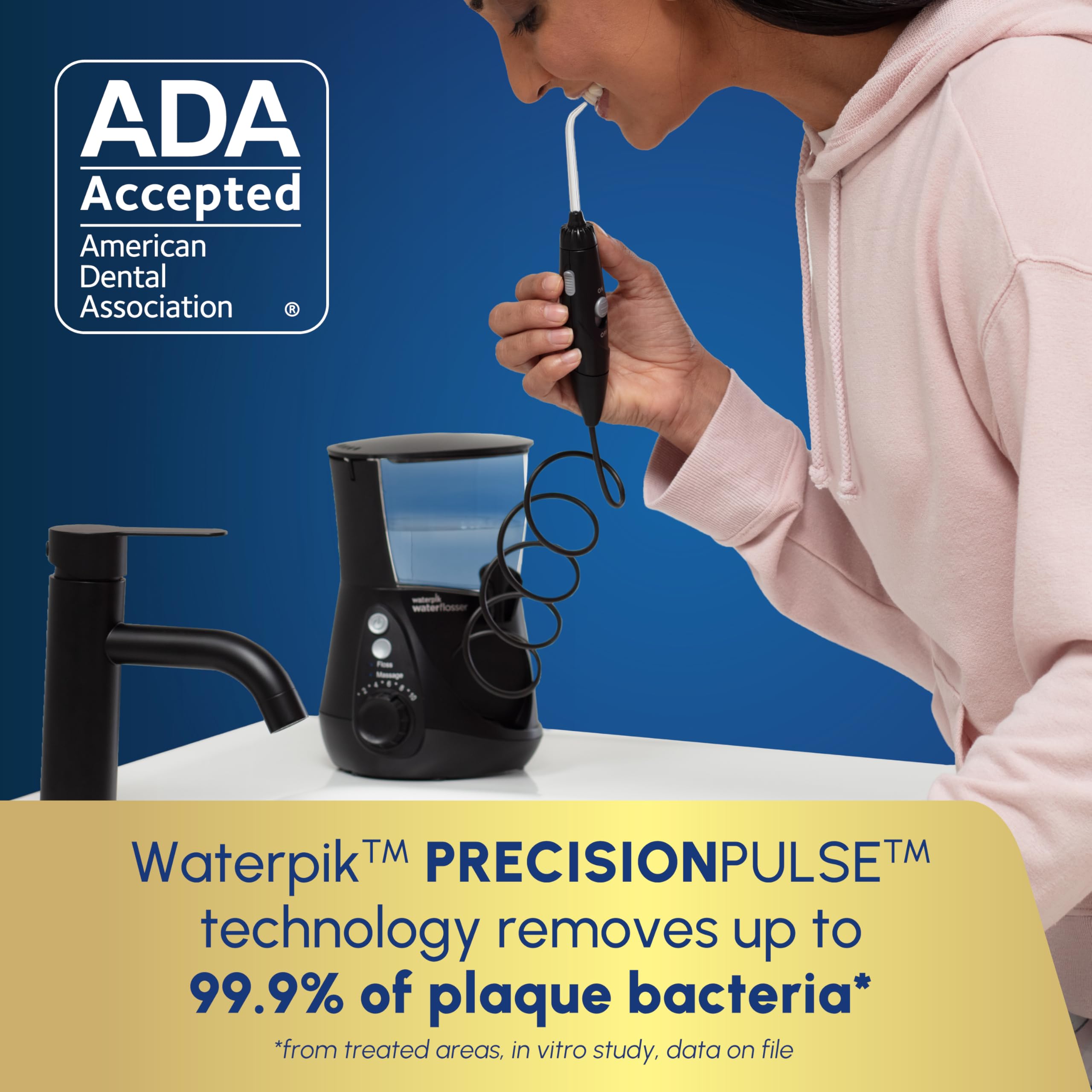 Waterpik Aquarius WP-662 with seven tips included
