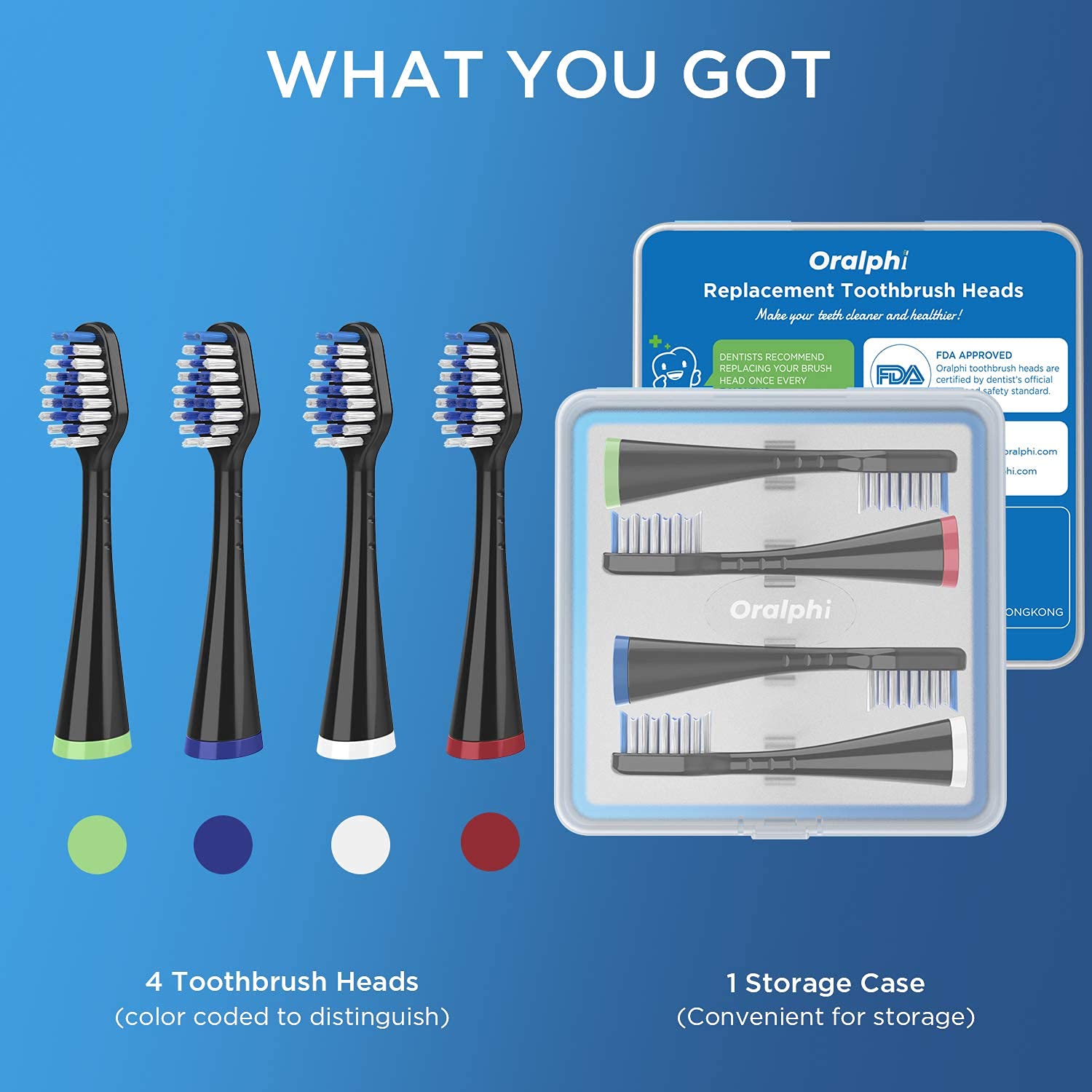 Brush head with built-in replacement reminder feature