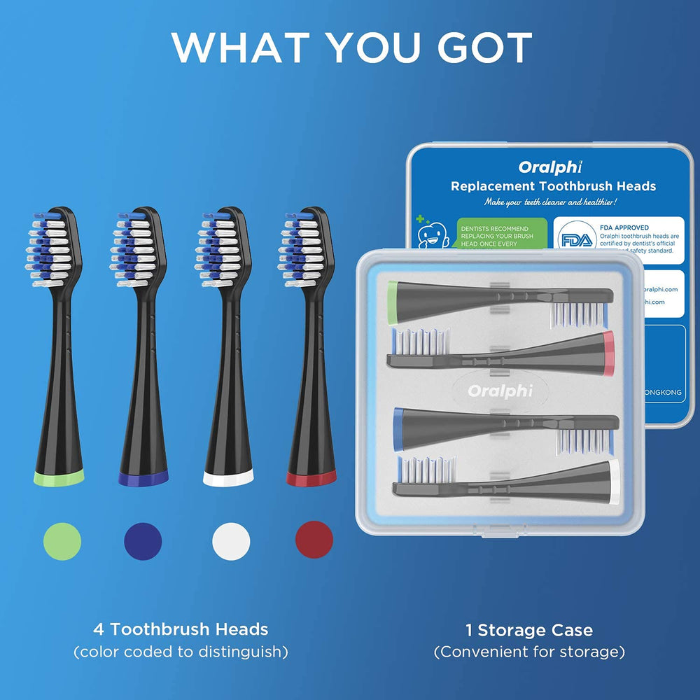 Brush head with built-in replacement reminder feature