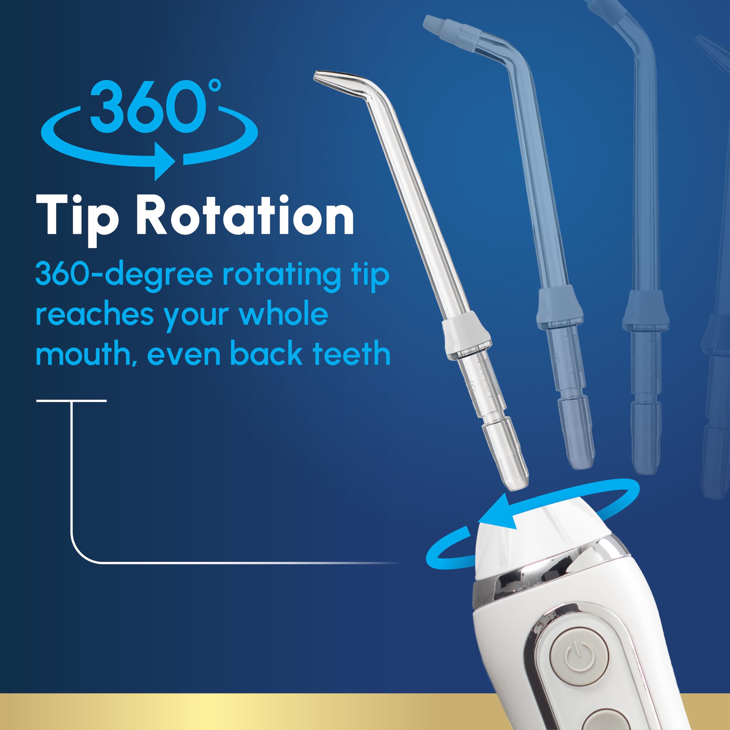Waterpik Cordless Advanced 2.0 WP-580 with travel bag