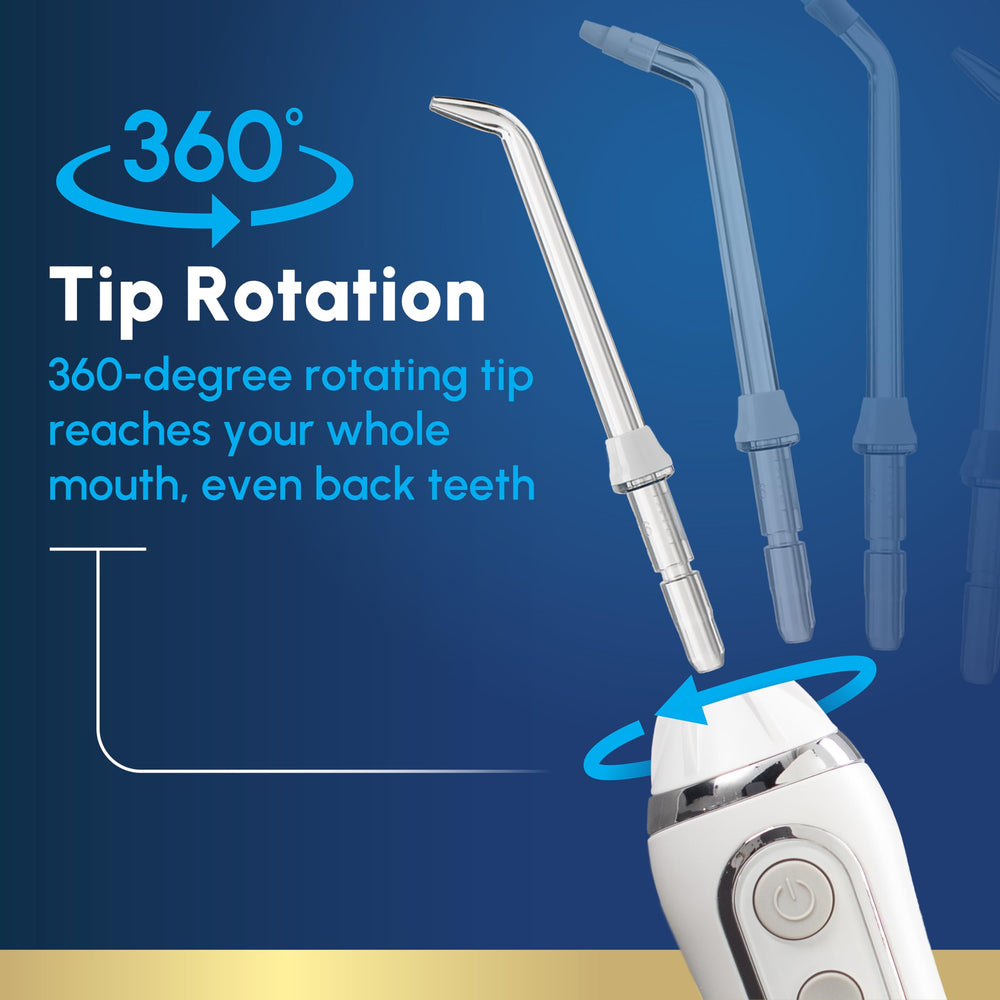 Waterpik Cordless Advanced 2.0 WP-580 with travel bag