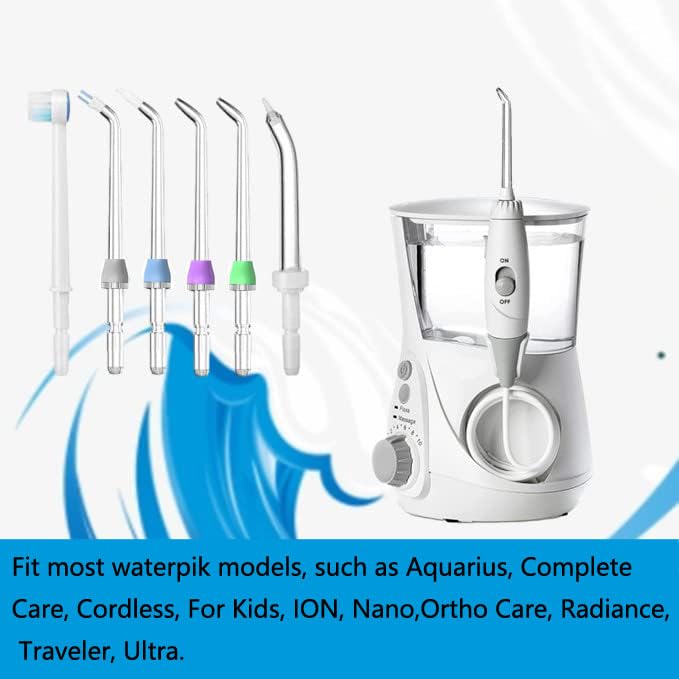 Brush tip included in Waterpik replacement tips set