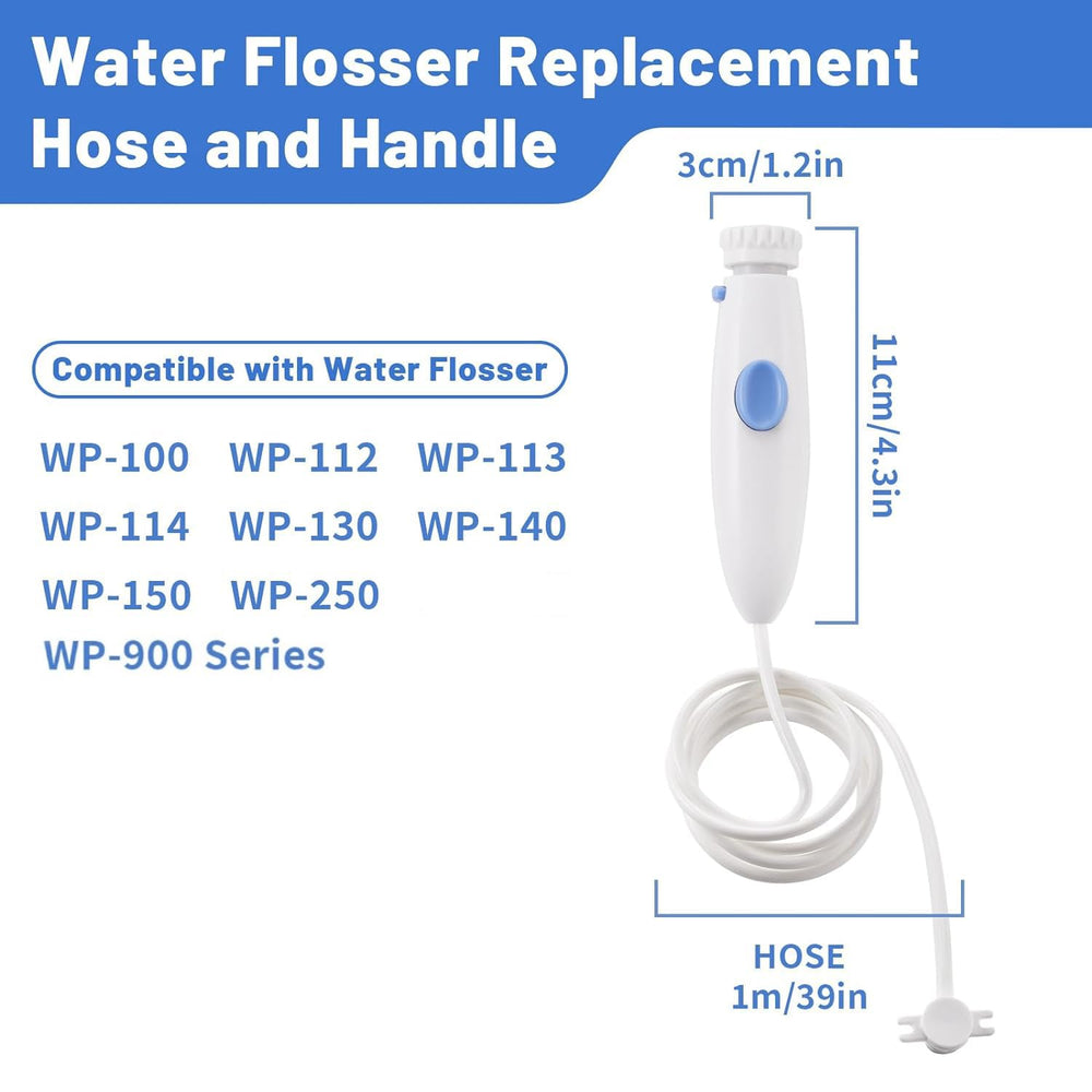 1m water hose and gasket included with replacement handle kit