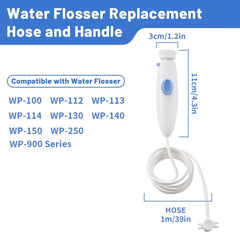 1m water hose and gasket included with replacement handle kit
