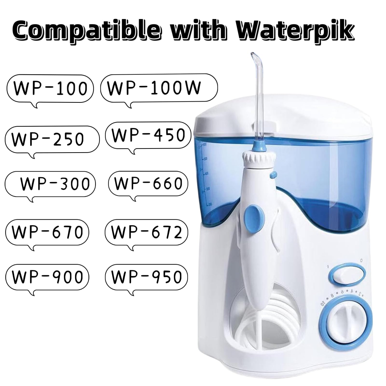 New Waterpik handle with screws and valve included