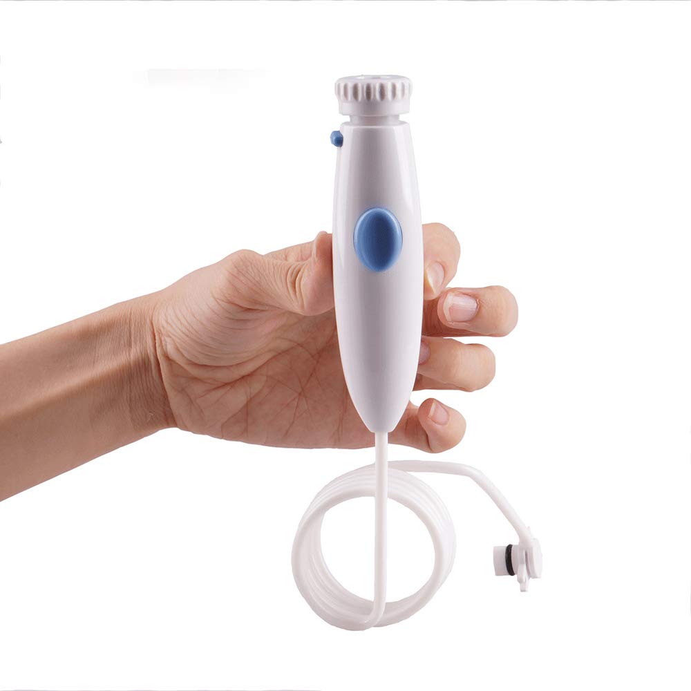 Two-button Waterpik replacement handle with pause and eject