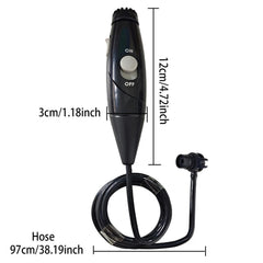Waterpik compatible hose and handle replacement kit installed