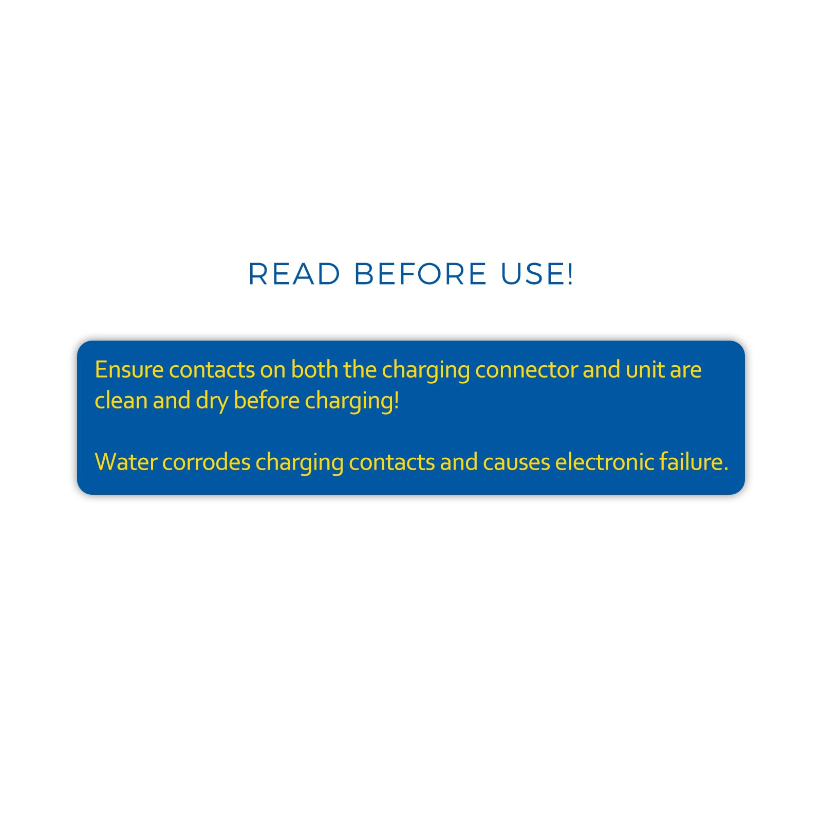 Waterpik ION charger cable compatible with WF-12CD020-1 / WF-12CD022-4 (white)