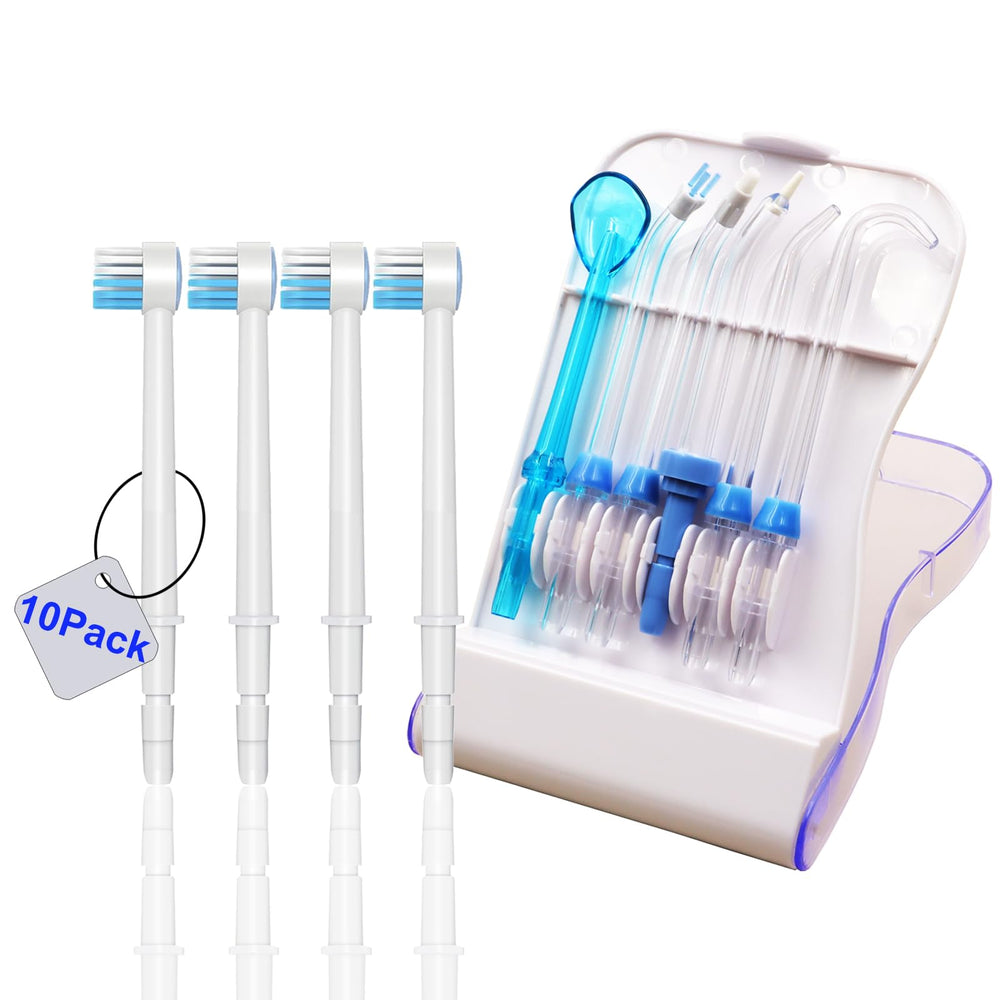 Waterpik replacement heads set with storage case