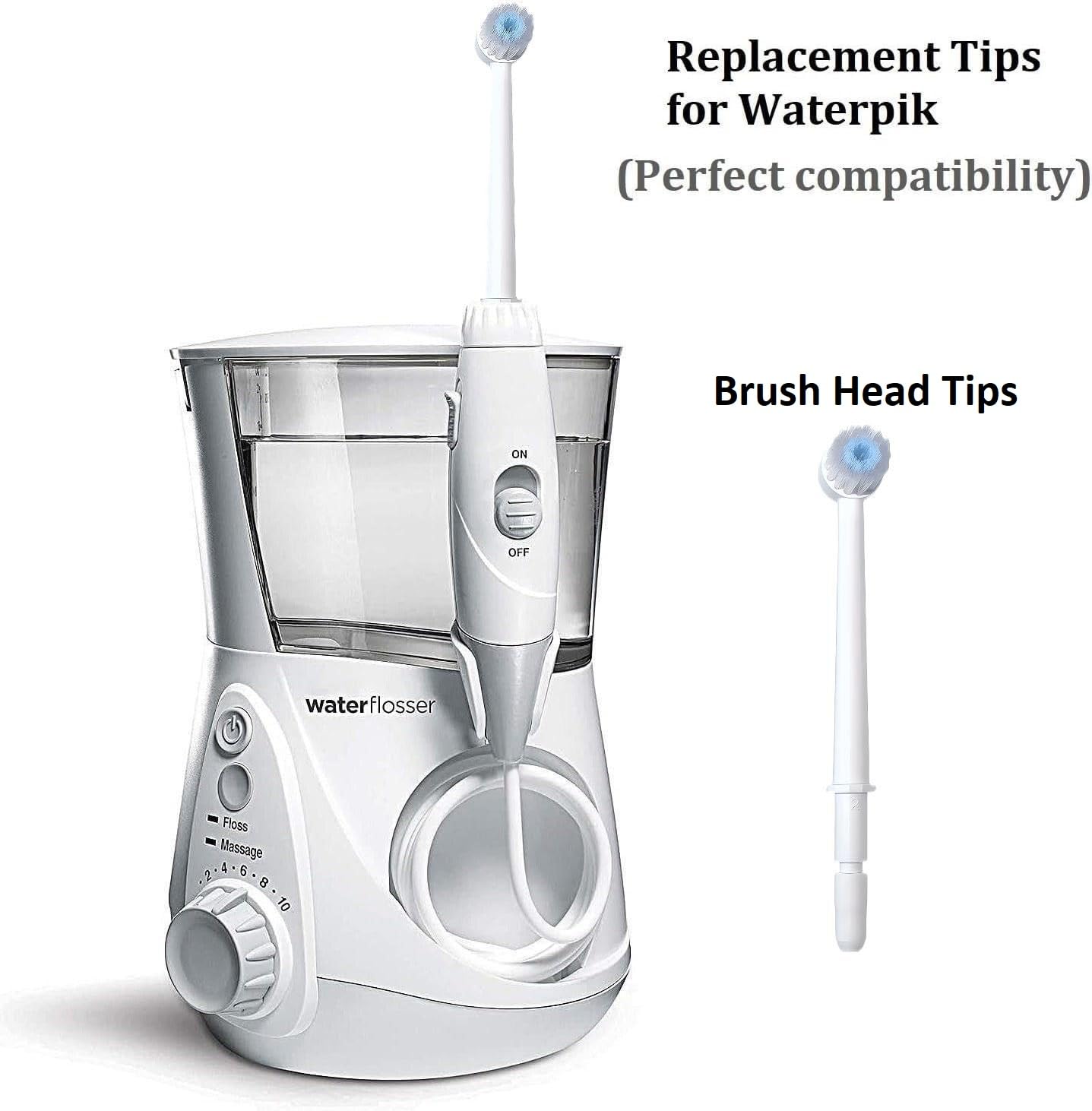 Waterpik compatible replacement heads 3-pack packaging