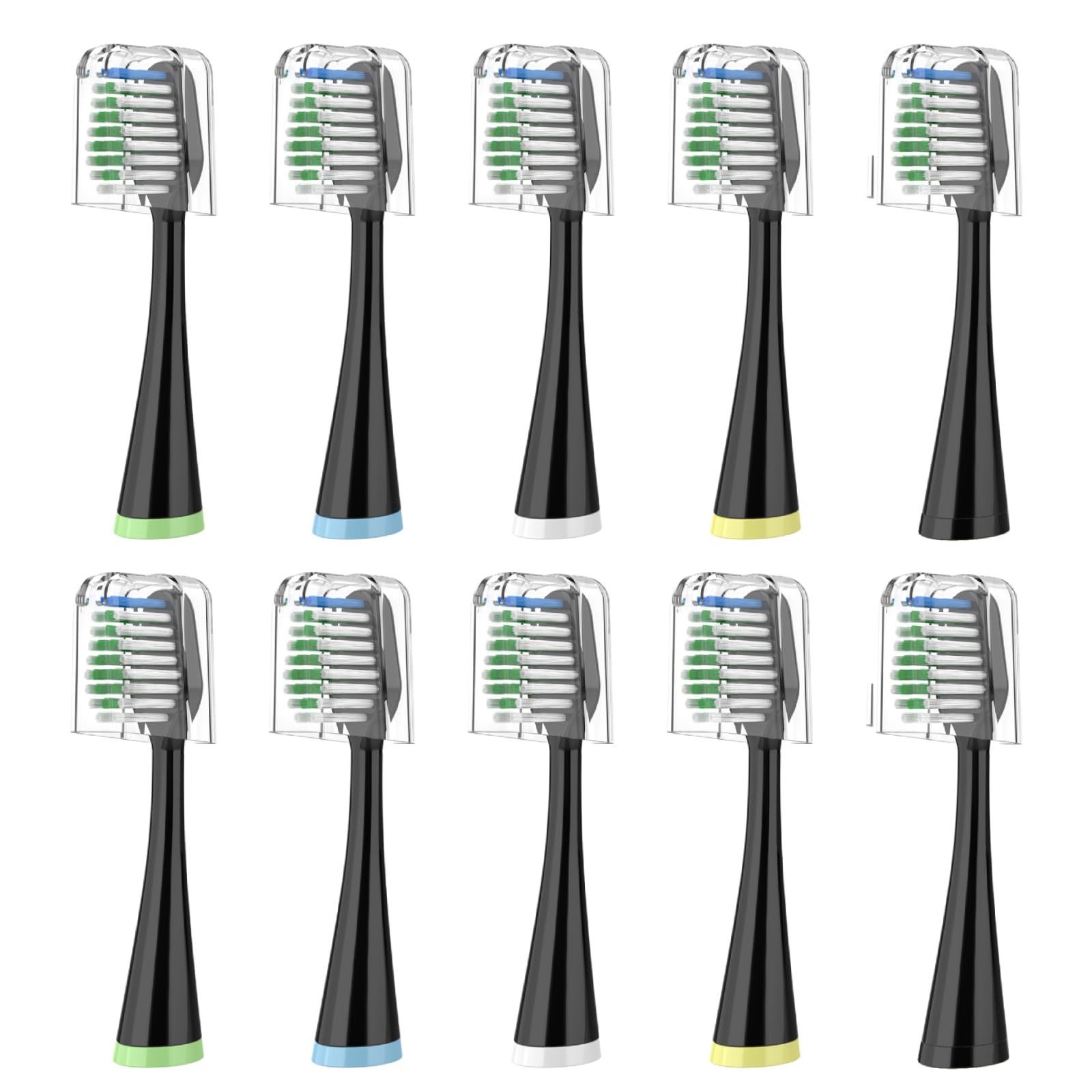 Waterpik replacement toothbrush heads for Complete Care 5.0/9.0 in black