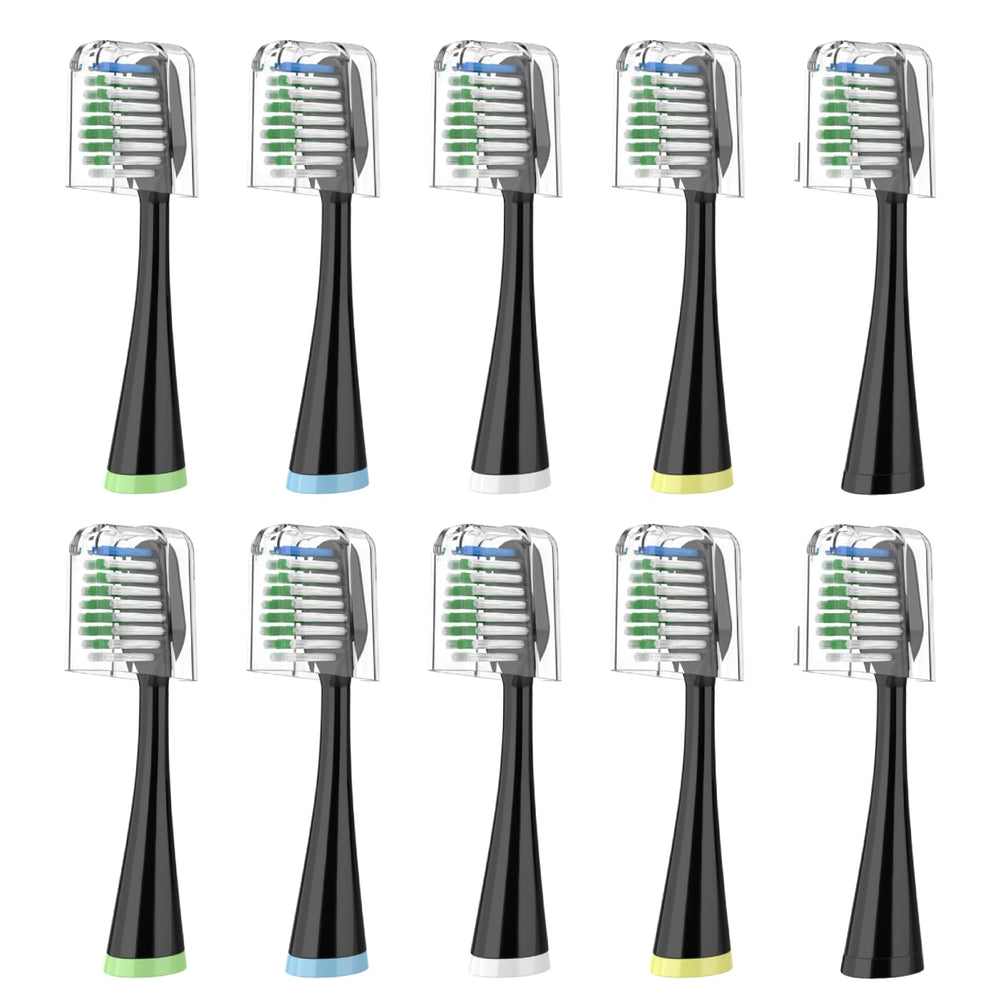 Waterpik replacement toothbrush heads for Complete Care 5.0/9.0 in black