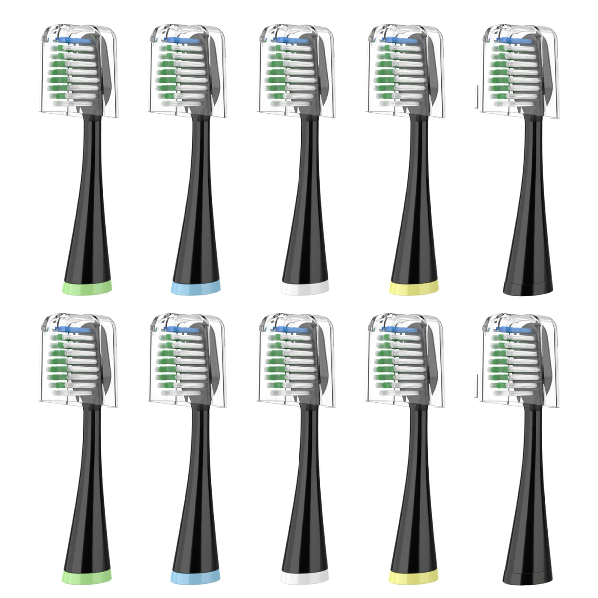Waterpik replacement toothbrush heads for Complete Care 5.0/9.0 in black