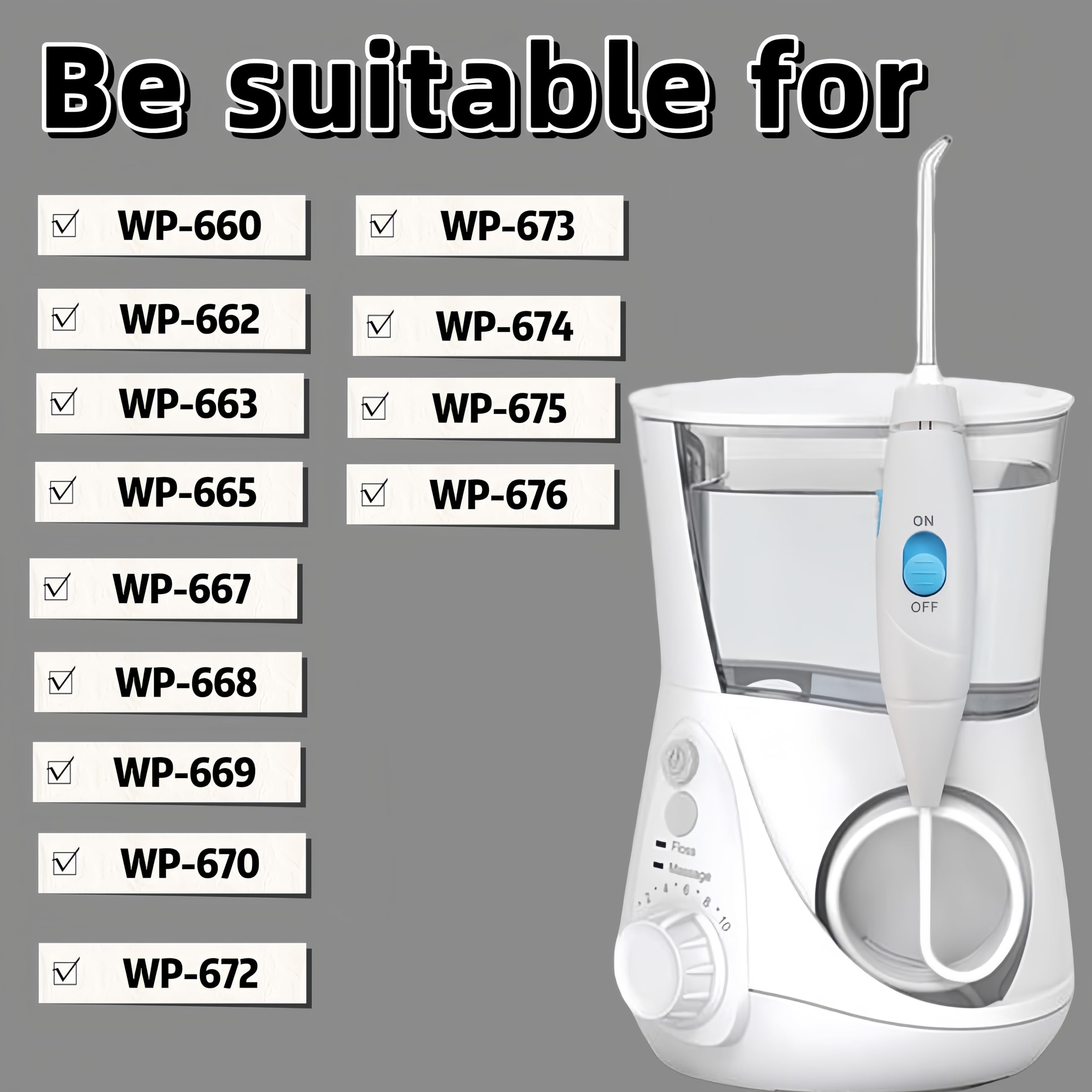 Waterpik WP-100 WP-300 WP-660 WP-900 replacement hose and handle