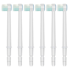 Waterpik replacement tips with 6 brush heads for Aquarius series