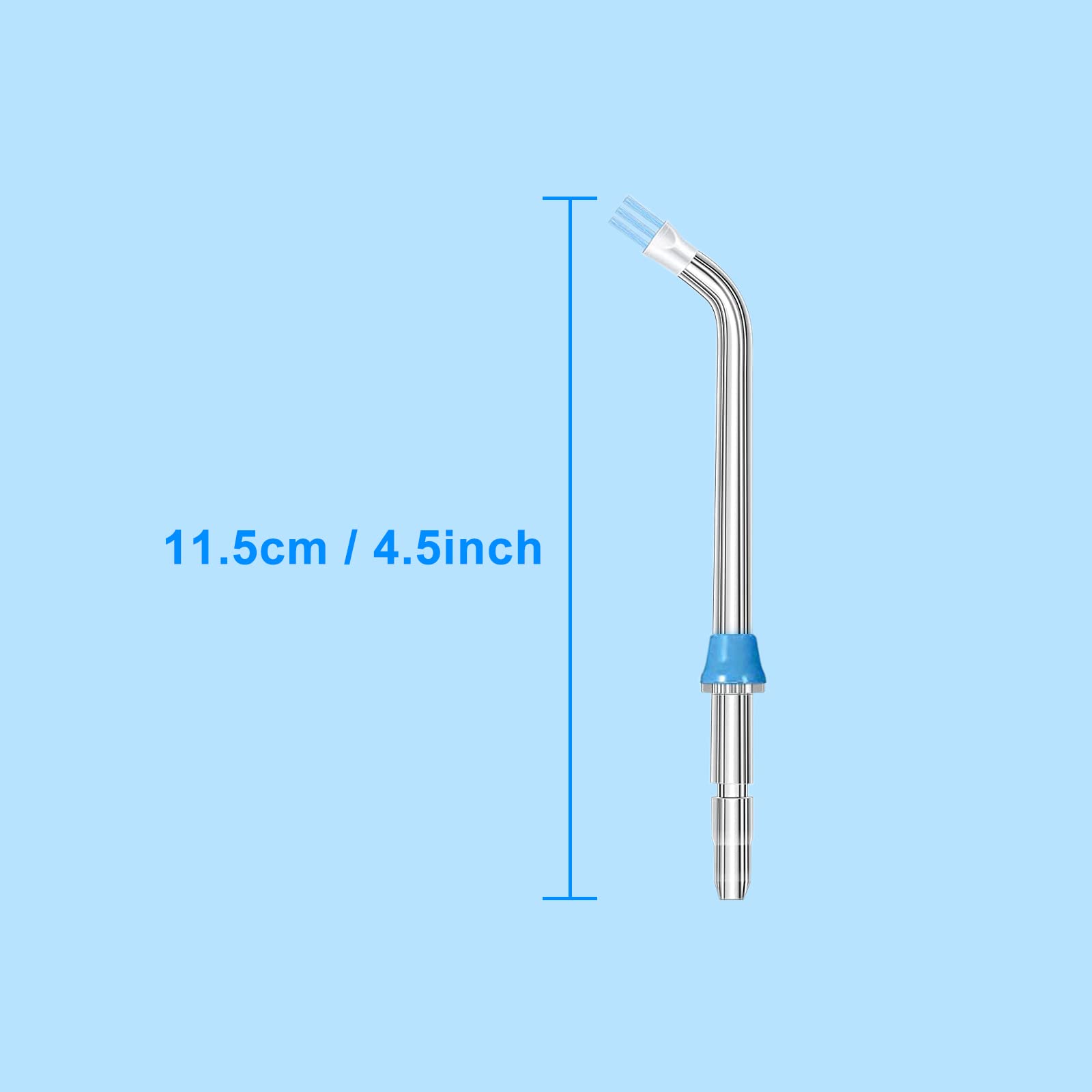 Replacement tips compatible with Waterpik flossers and other oral irrigators