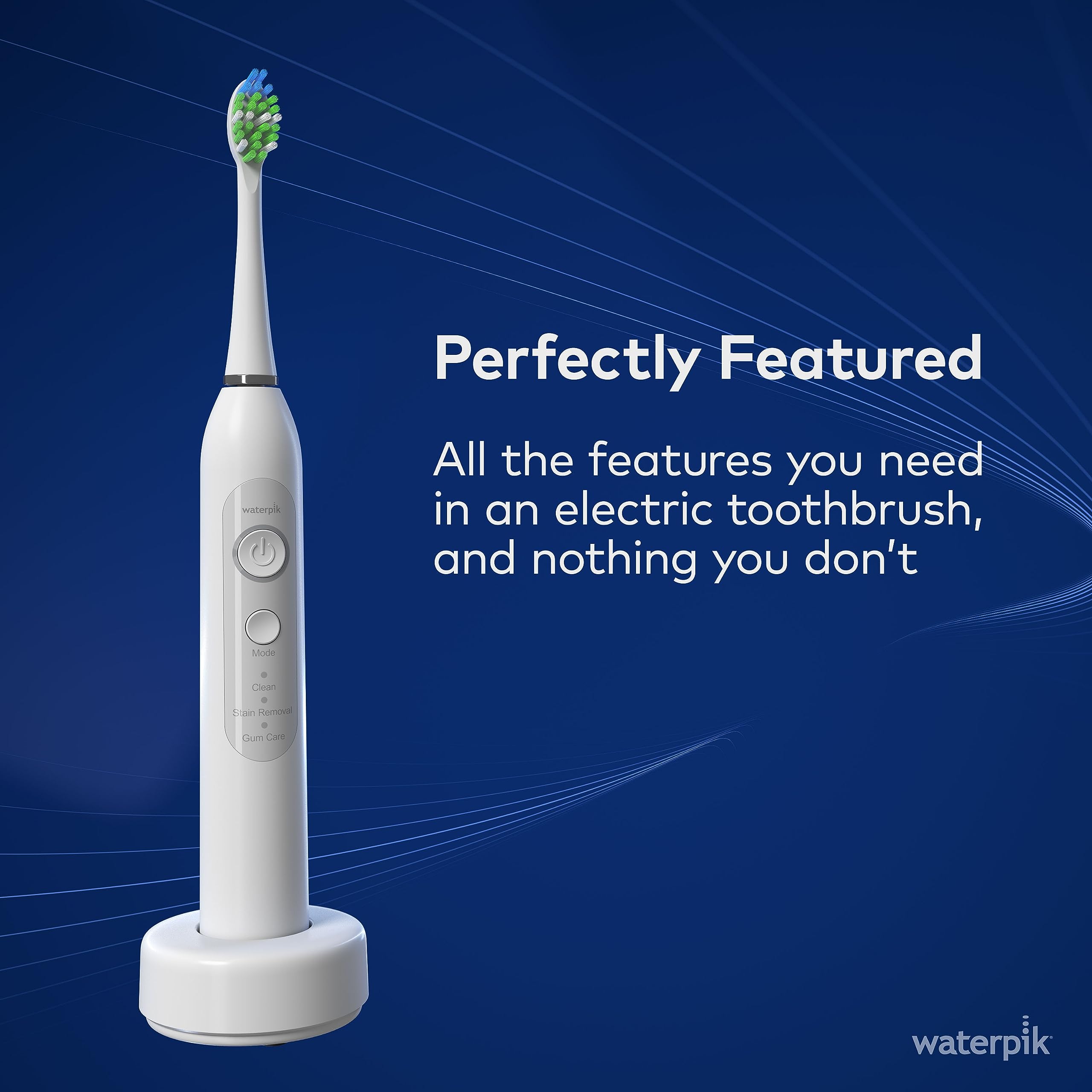 Graphic showing the three brushing modes: Clean, Stain Removal, Gum Care