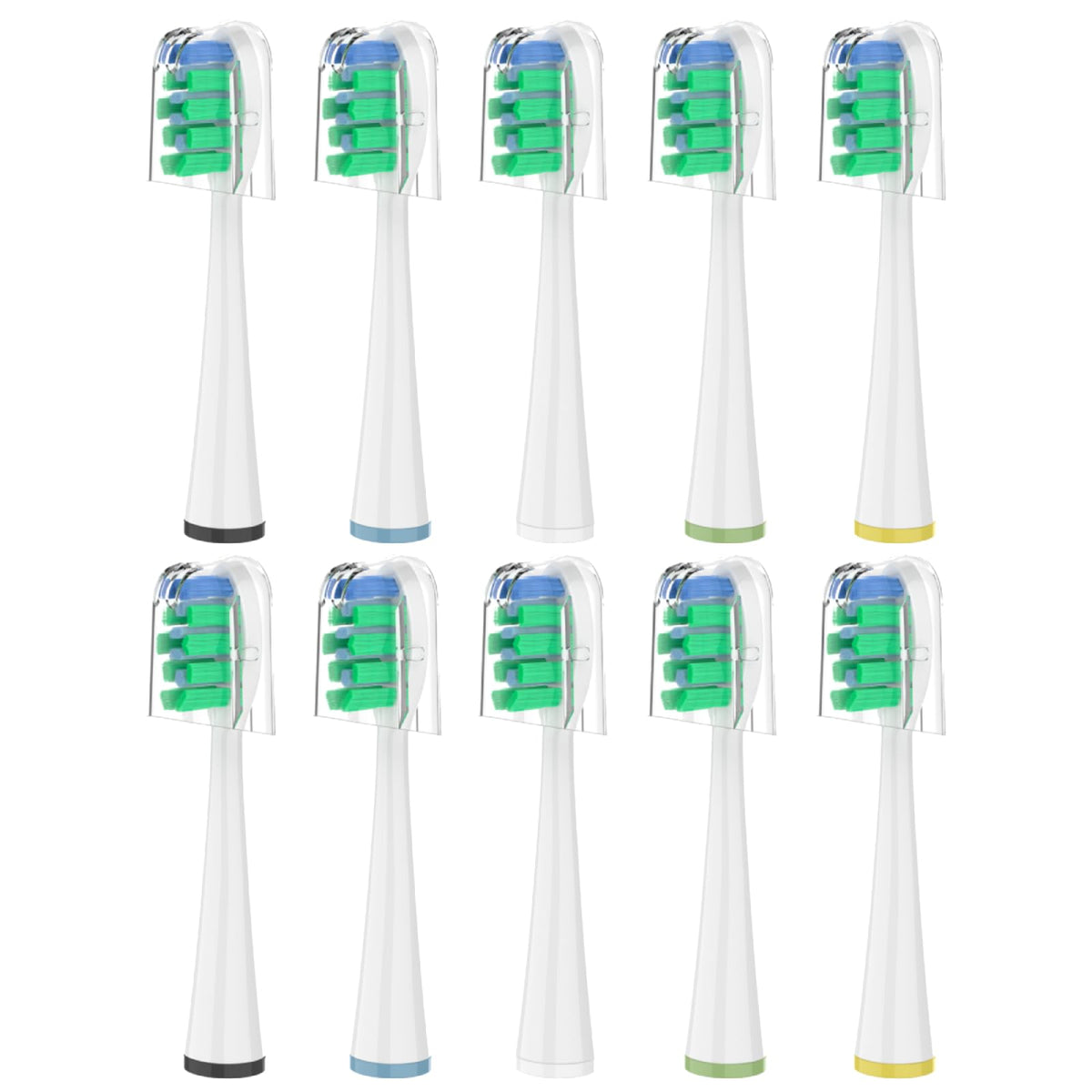 Waterpik Sensonic complete care brush heads with caps for four-pack