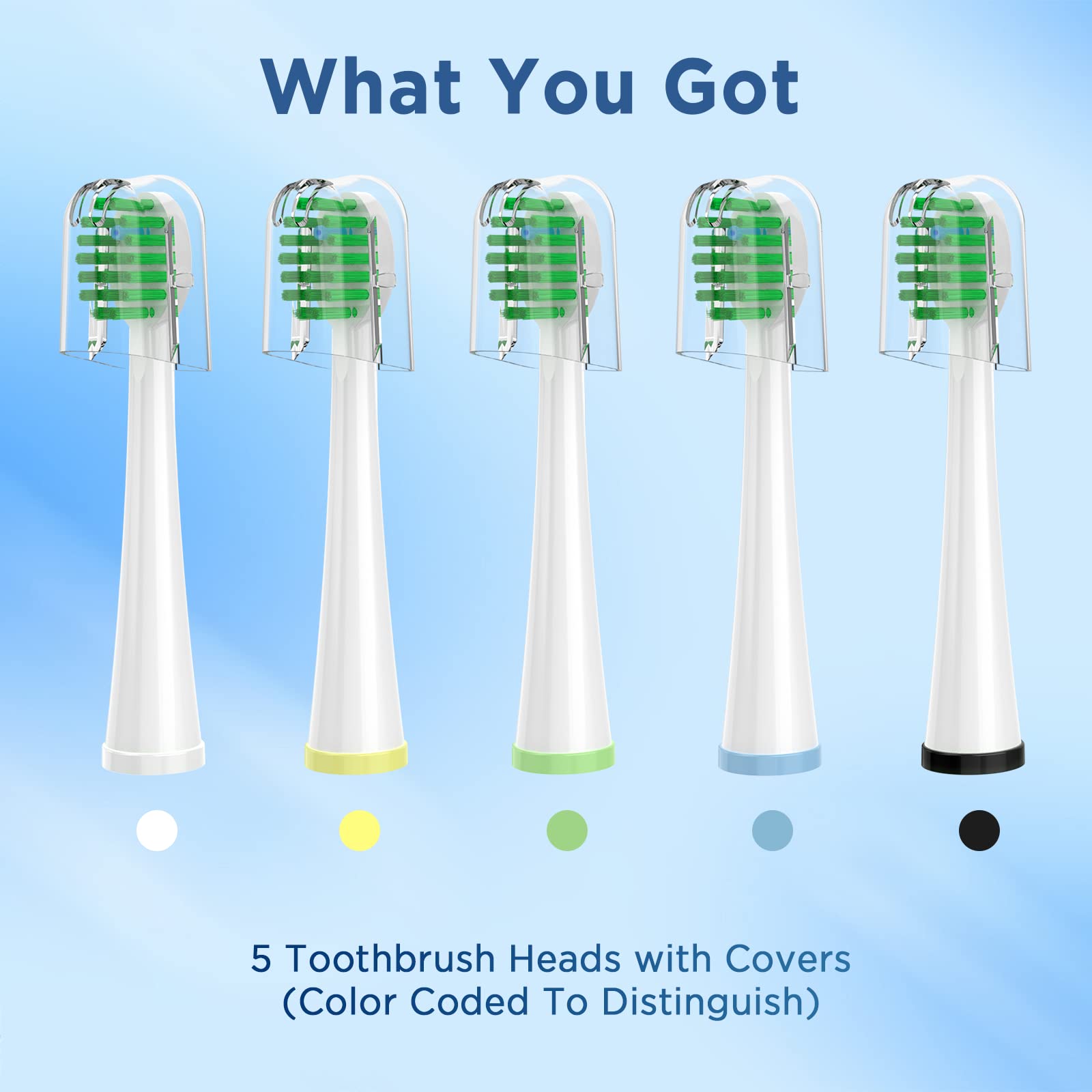 Waterpik Sonic Fusion replacement toothbrush heads white – image 7