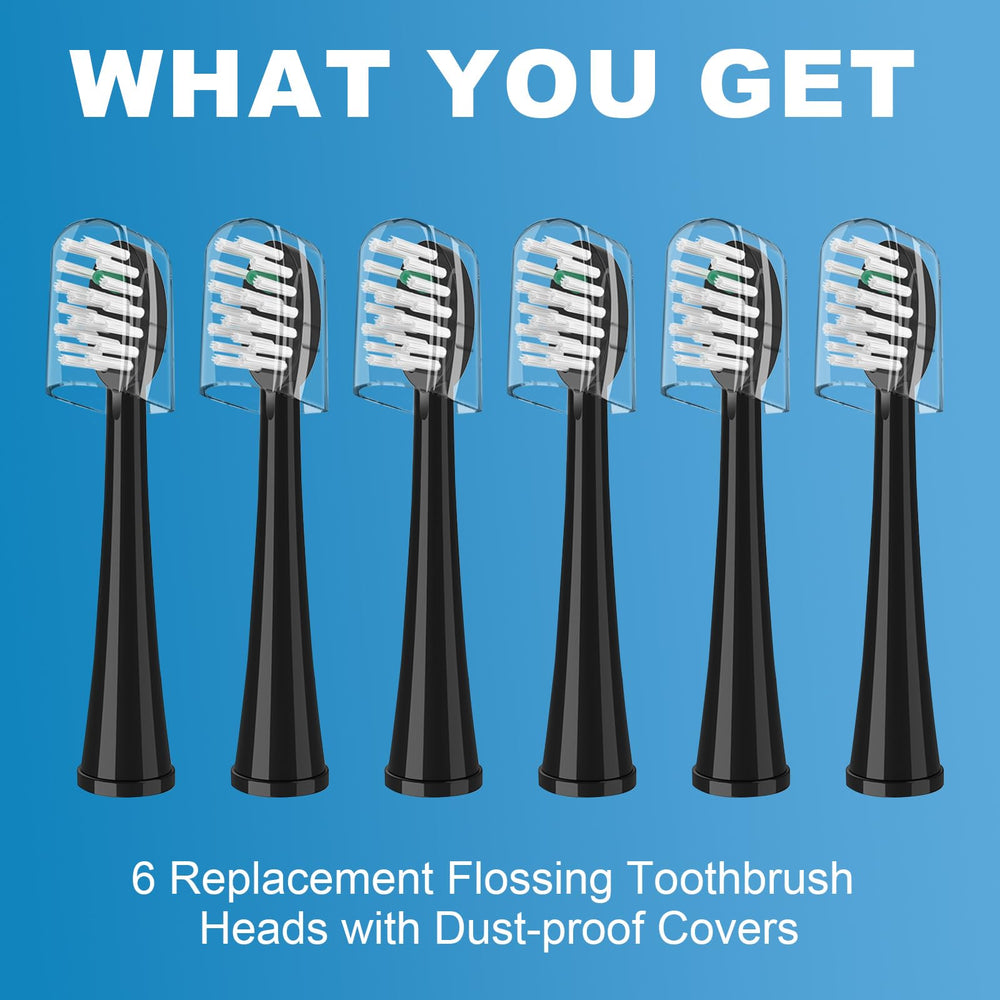 Easy-to-use replacement brush heads for WaterPik Sonic-Fusion toothbrushes