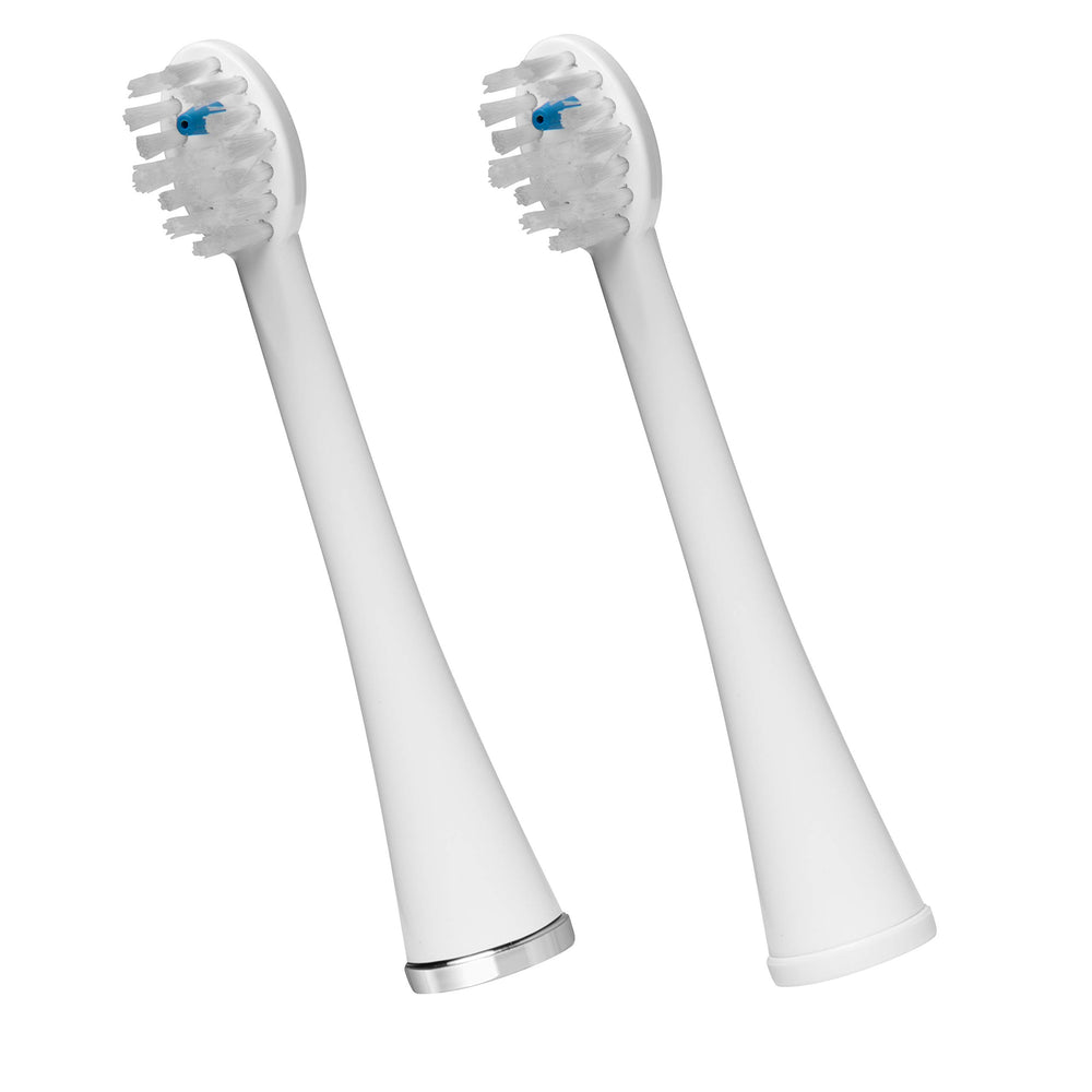 Waterpik Sonic-Fusion replacement brush head 2-pack white with white ring