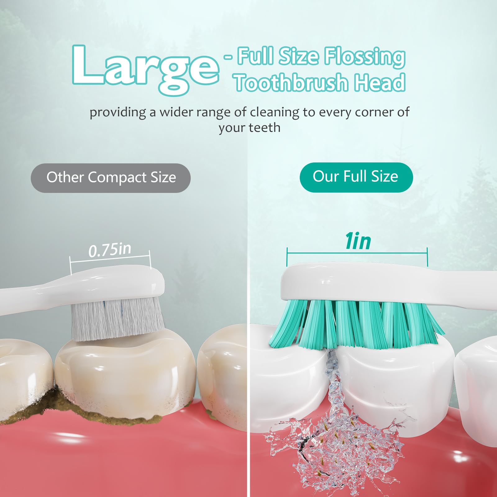 White replacement heads for Waterpik SF-01 SF-02 SF-03 SF-04