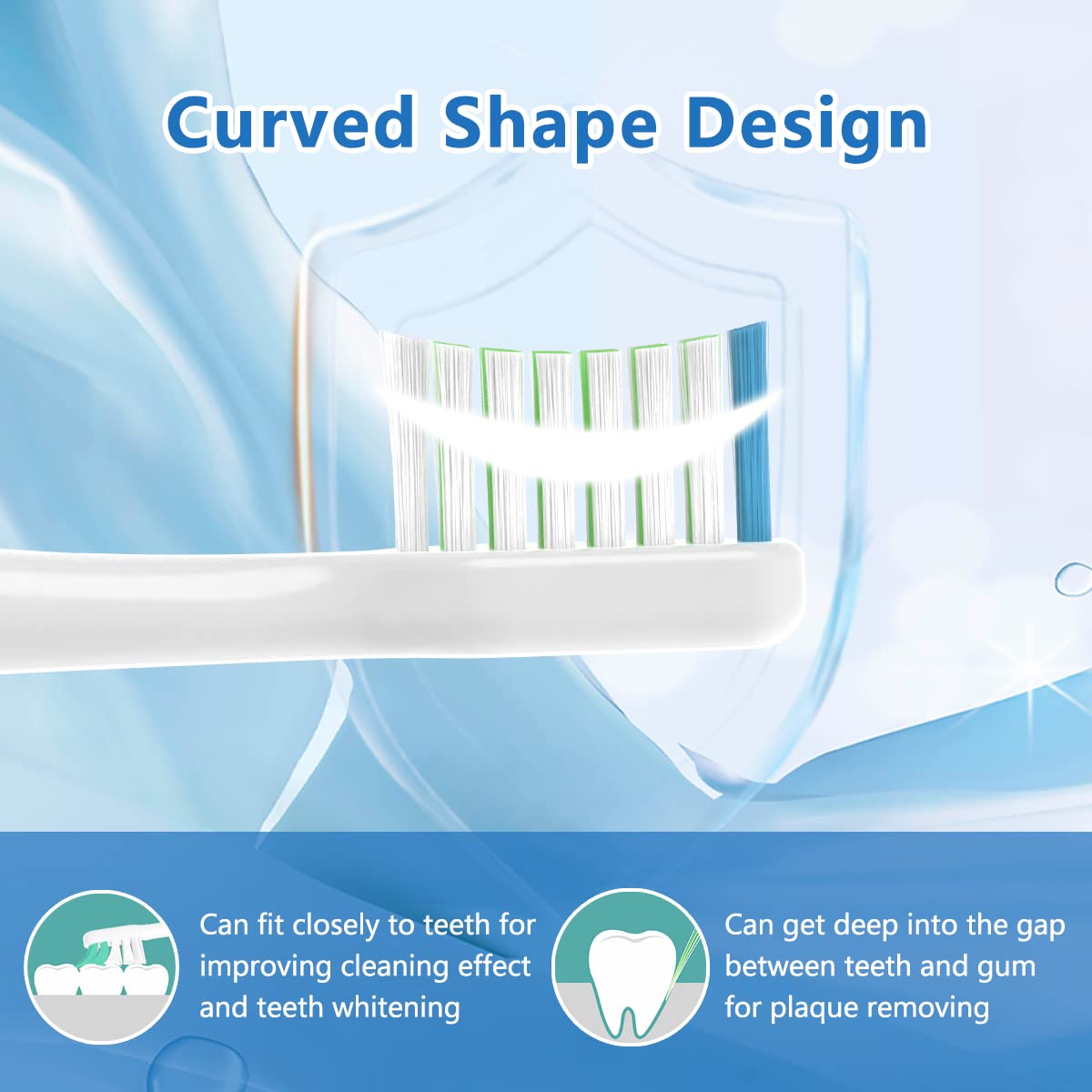 Waterpik STRB-10WB replacement brush heads packaging with dust cover