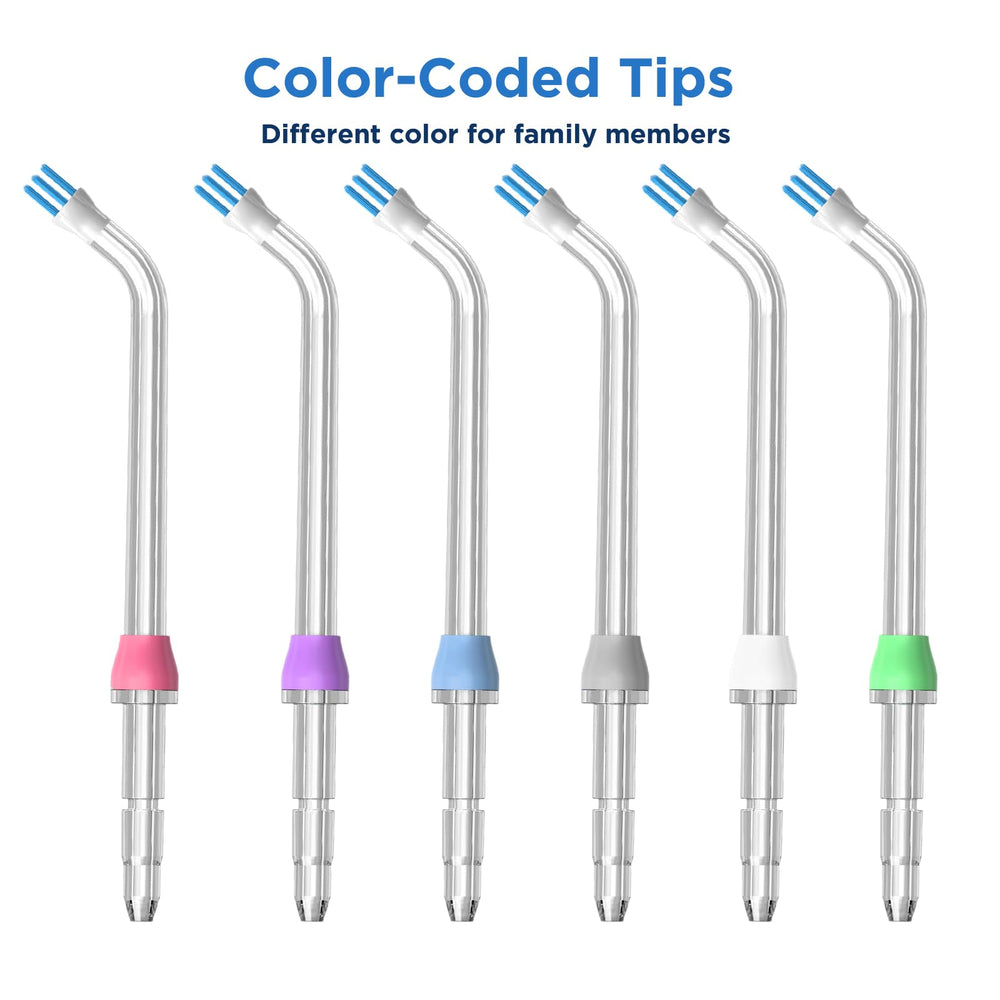 Waterpik tips compatible with ION, Nano, Ortho Care, Radiance, Traveler, Ultra