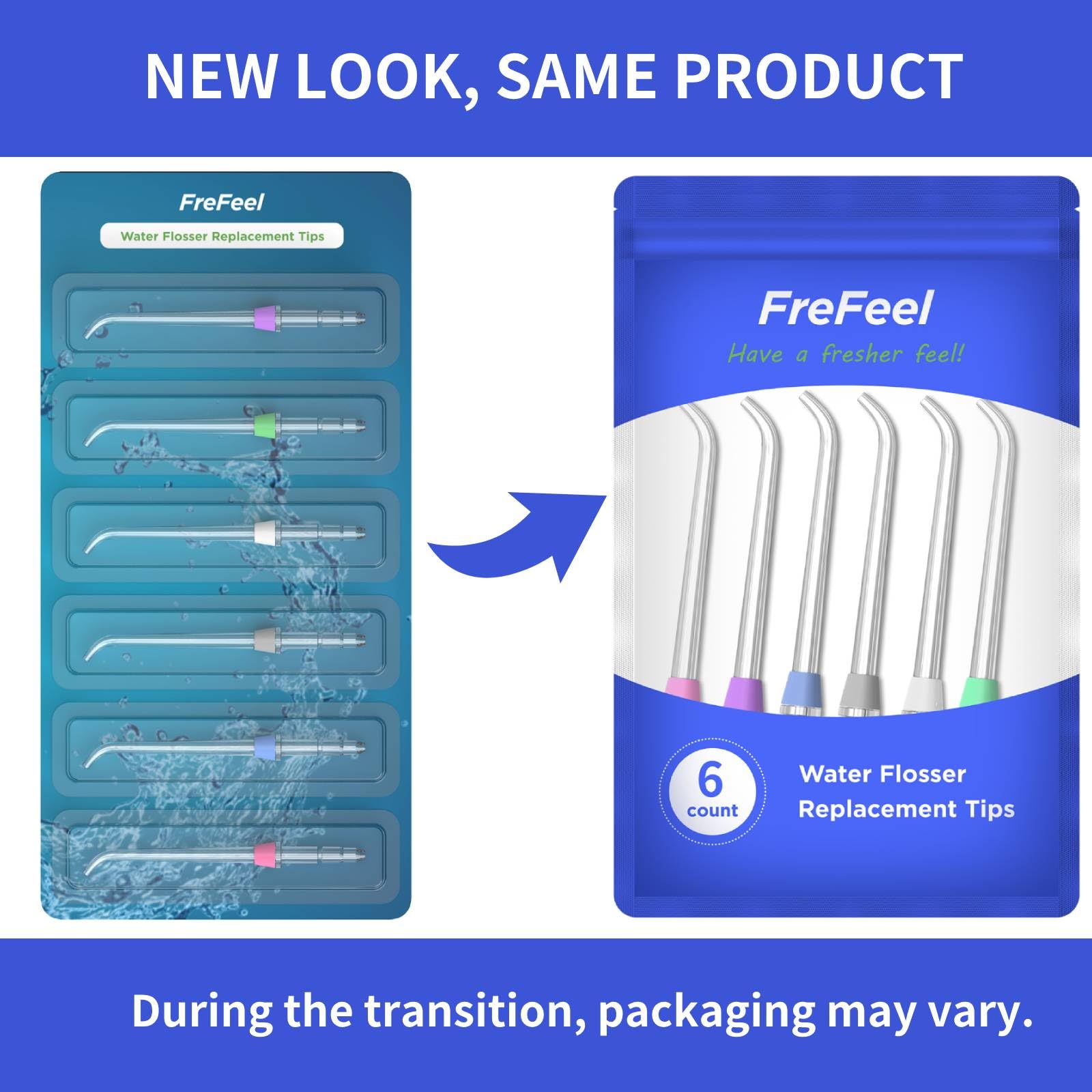 Waterpik replacement tips packaging