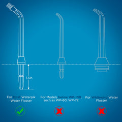 Travel and storage cases included with Waterpik replacement tips