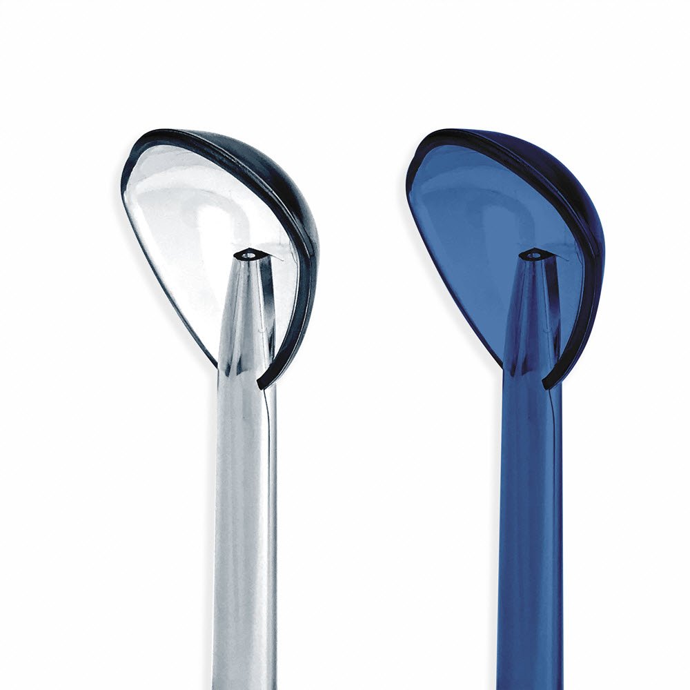 Color-coded tongue cleaner tips (2-pack) compatible with Waterpik models