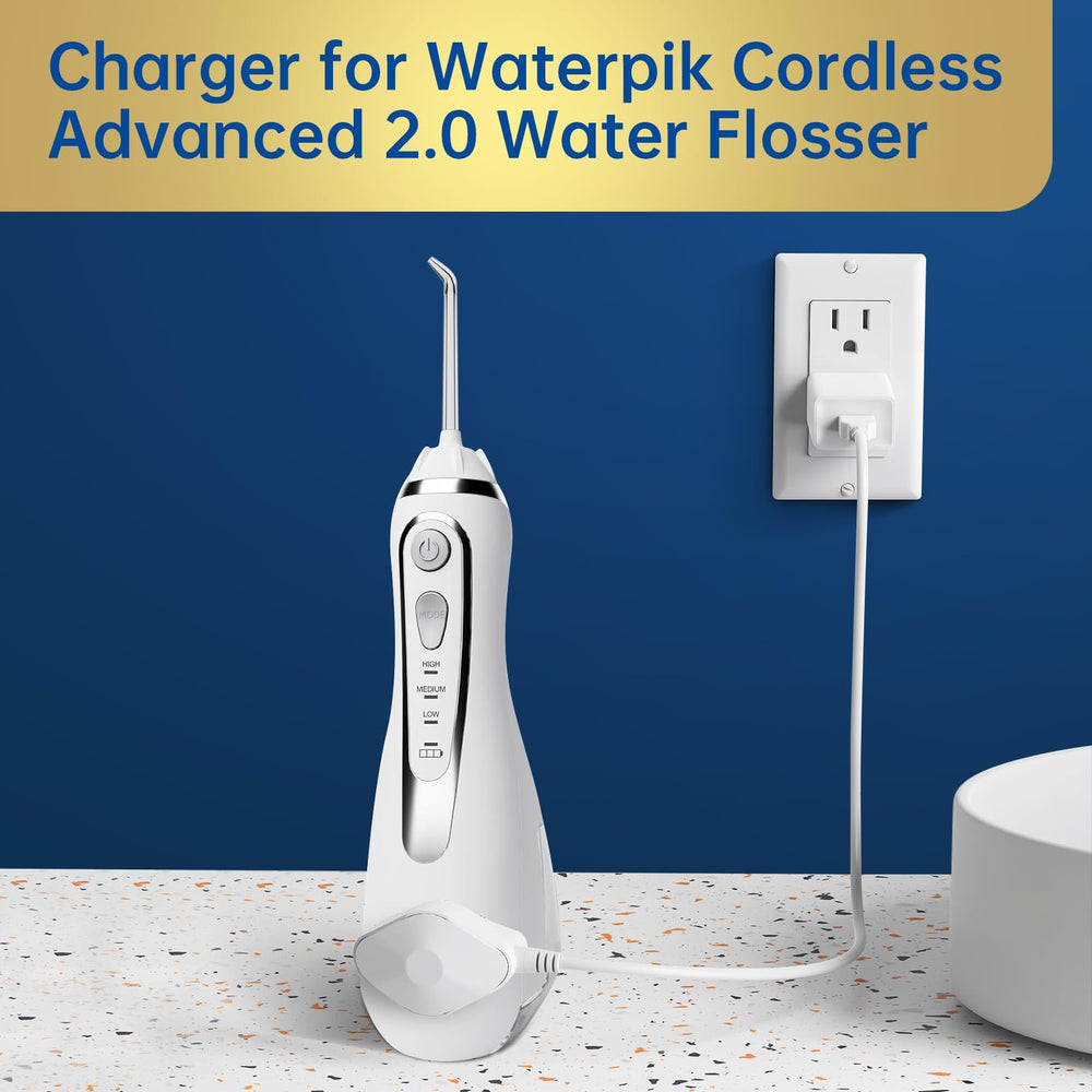 Waterpik cordless flosser charger with 5ft power cord