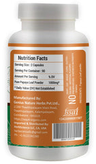 Front view of WAY 4 Organic Papaya Leaf Extract Capsules bottle with label