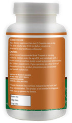 Close-up of papaya leaf extract capsules