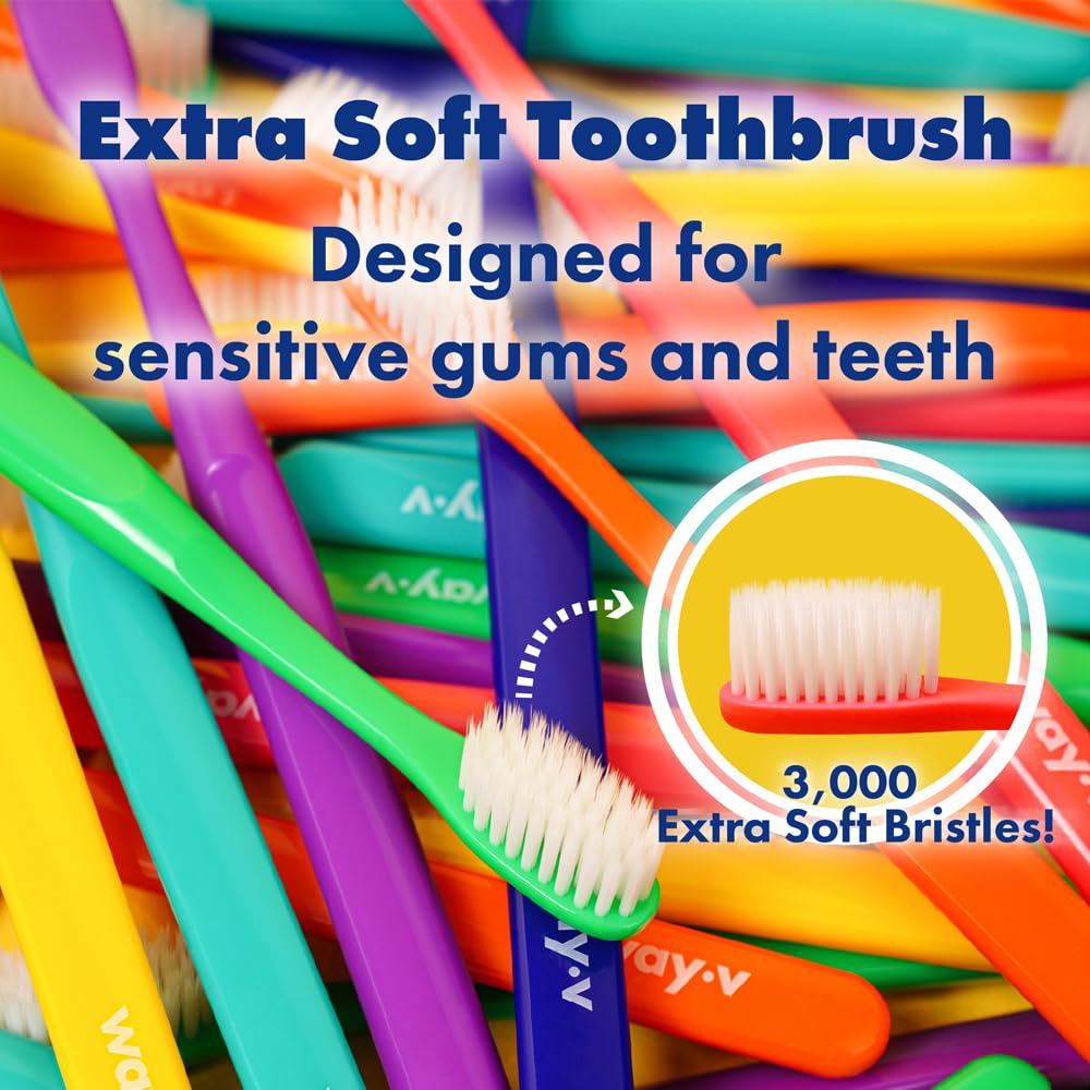 Way.V Extra Soft Toothbrush 7-pack – color variant 2