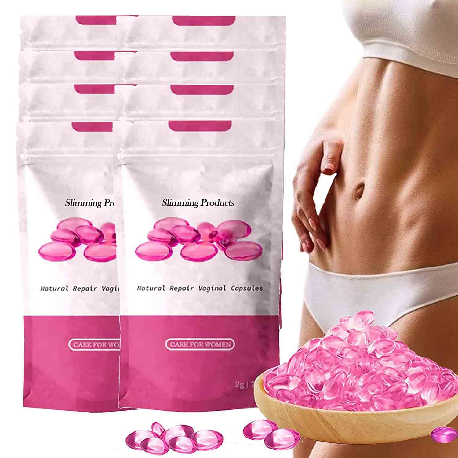 Weabet instant-anti-itch detox capsules bottle demonstrates daily vaginal-care support.