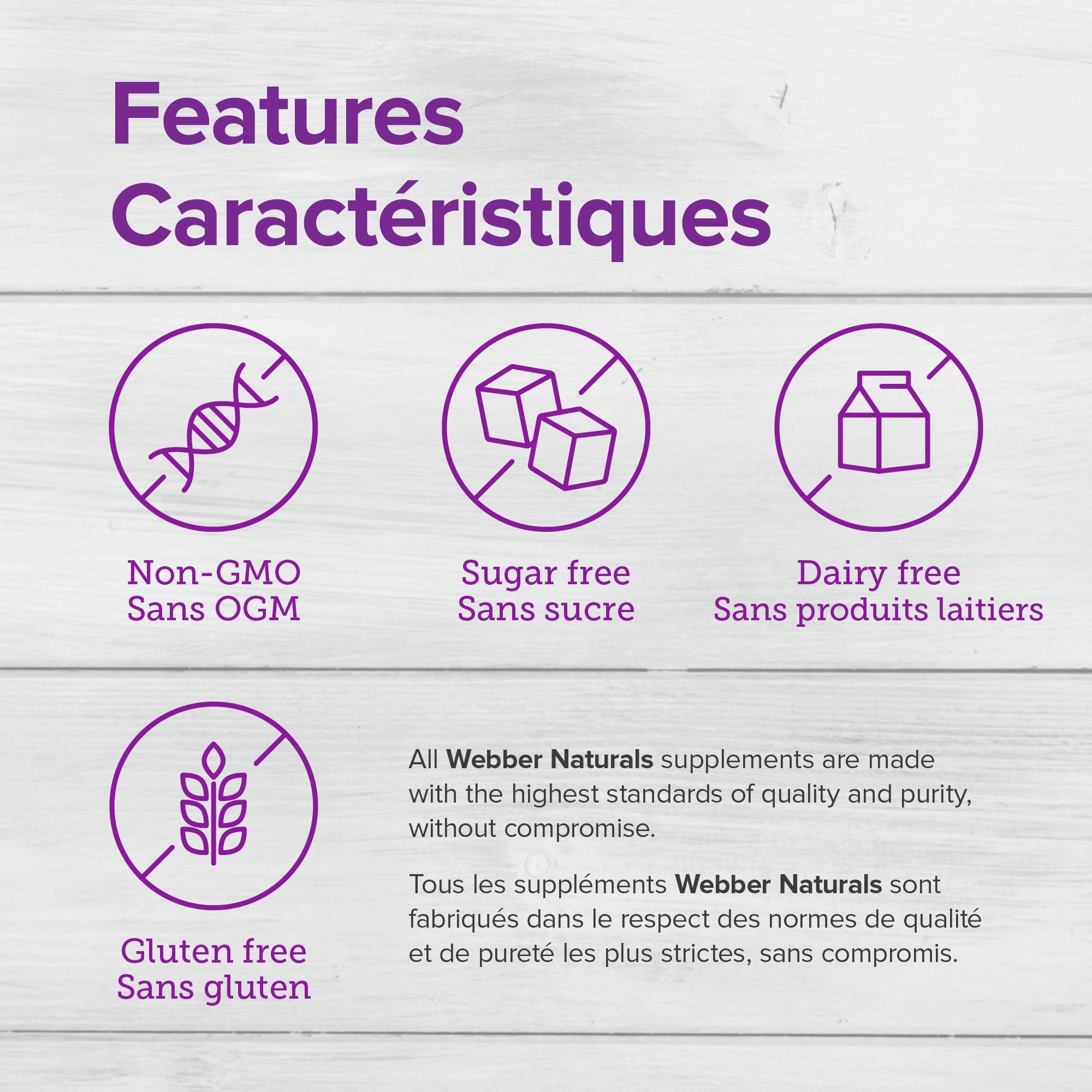 Webber Naturals single capsule close-up showing smooth surface and purity