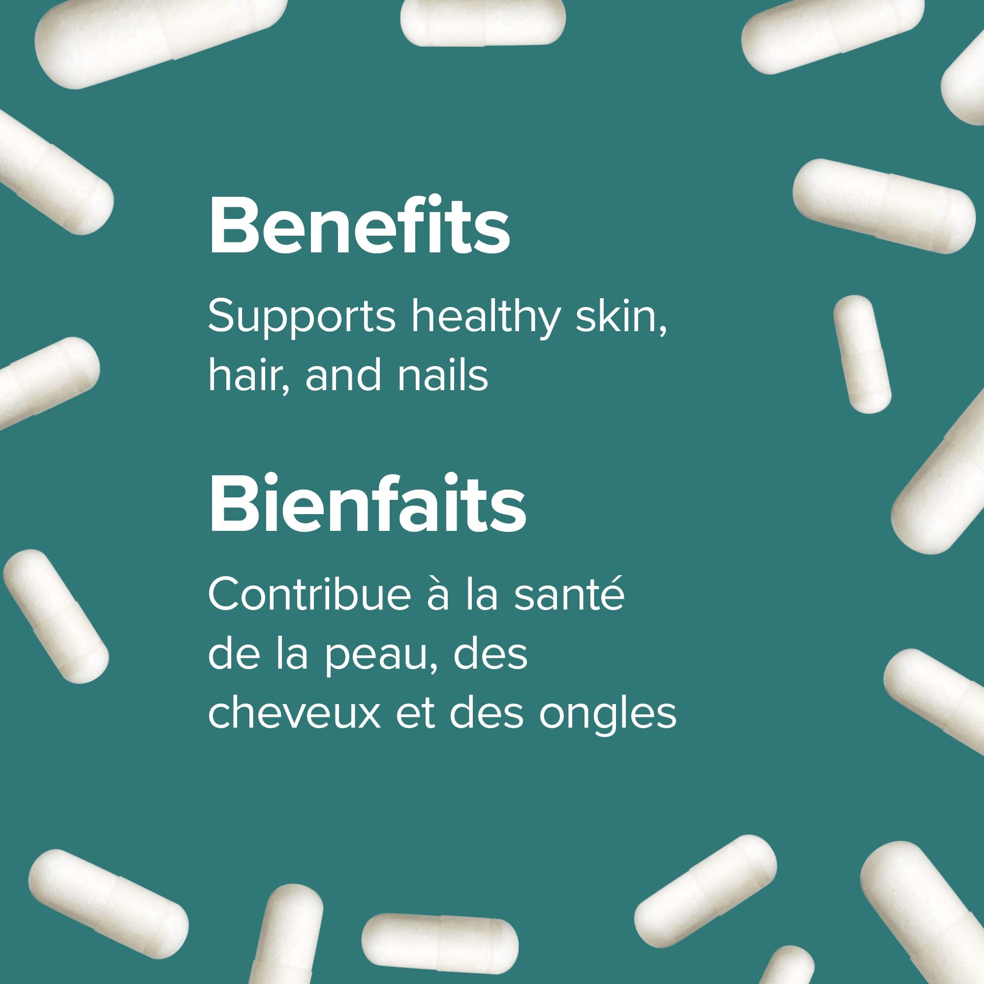 Biotin 10,000 mcg nutrition facts panel