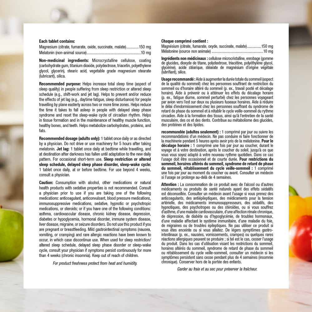 60 vegan tablets displayed next to the bottle