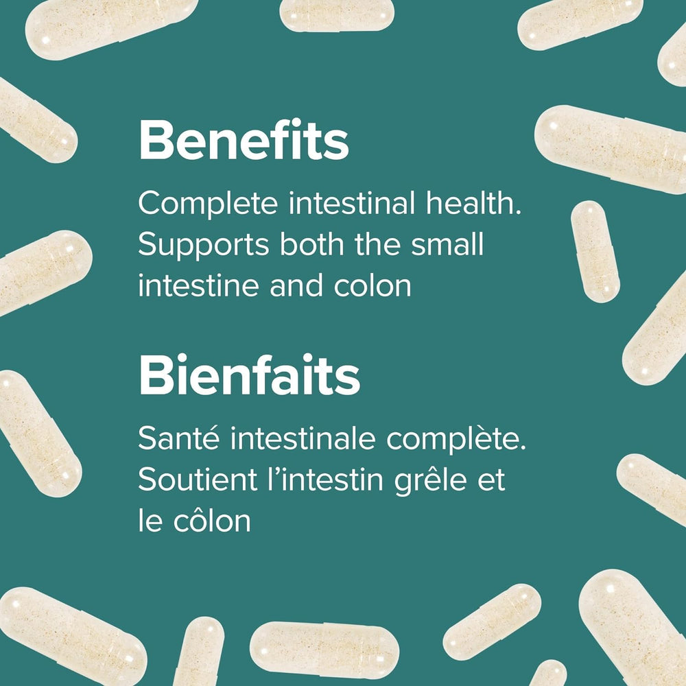 Graphic indicating 8 probiotic strains in the formula