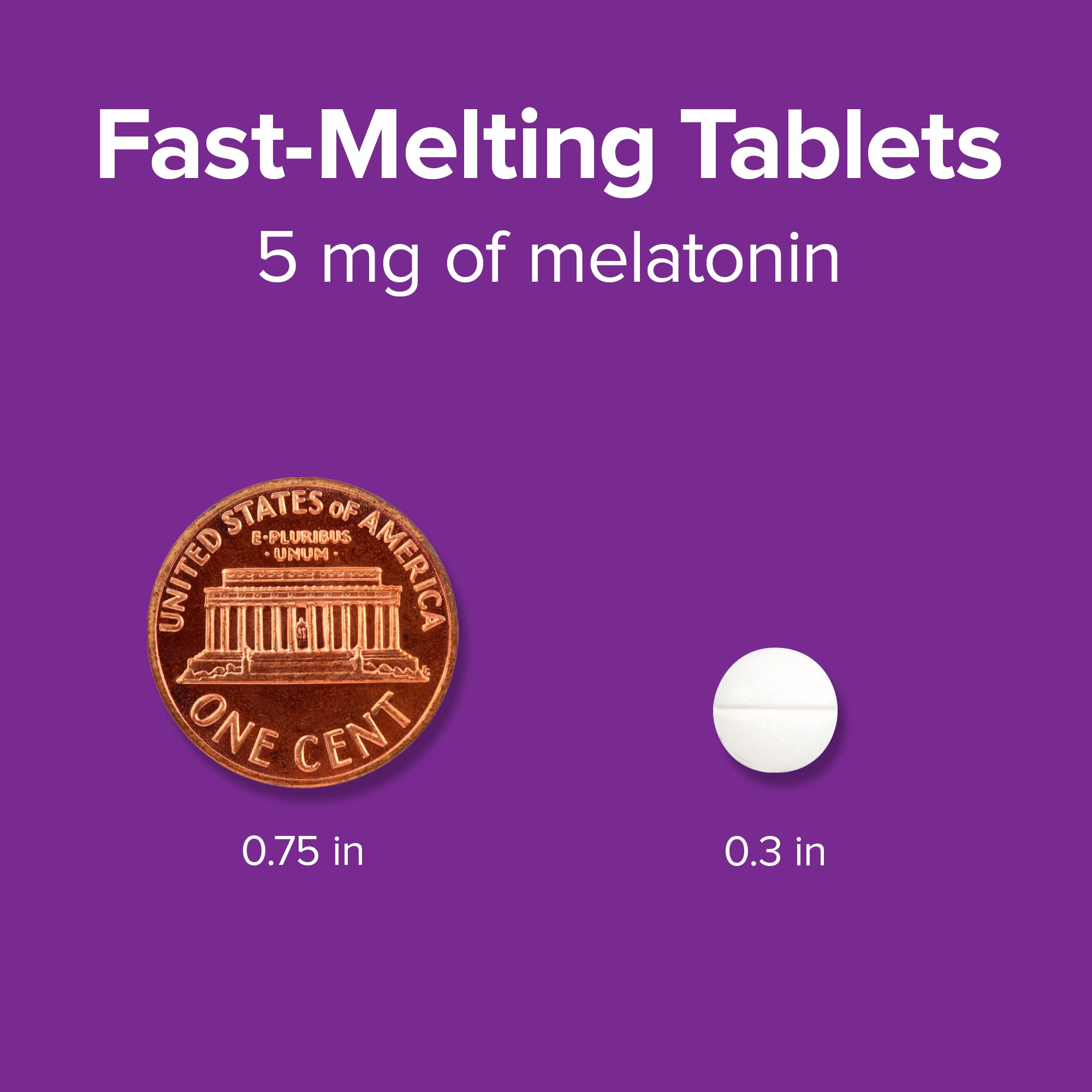 Vegetarian formula melatonin supplement