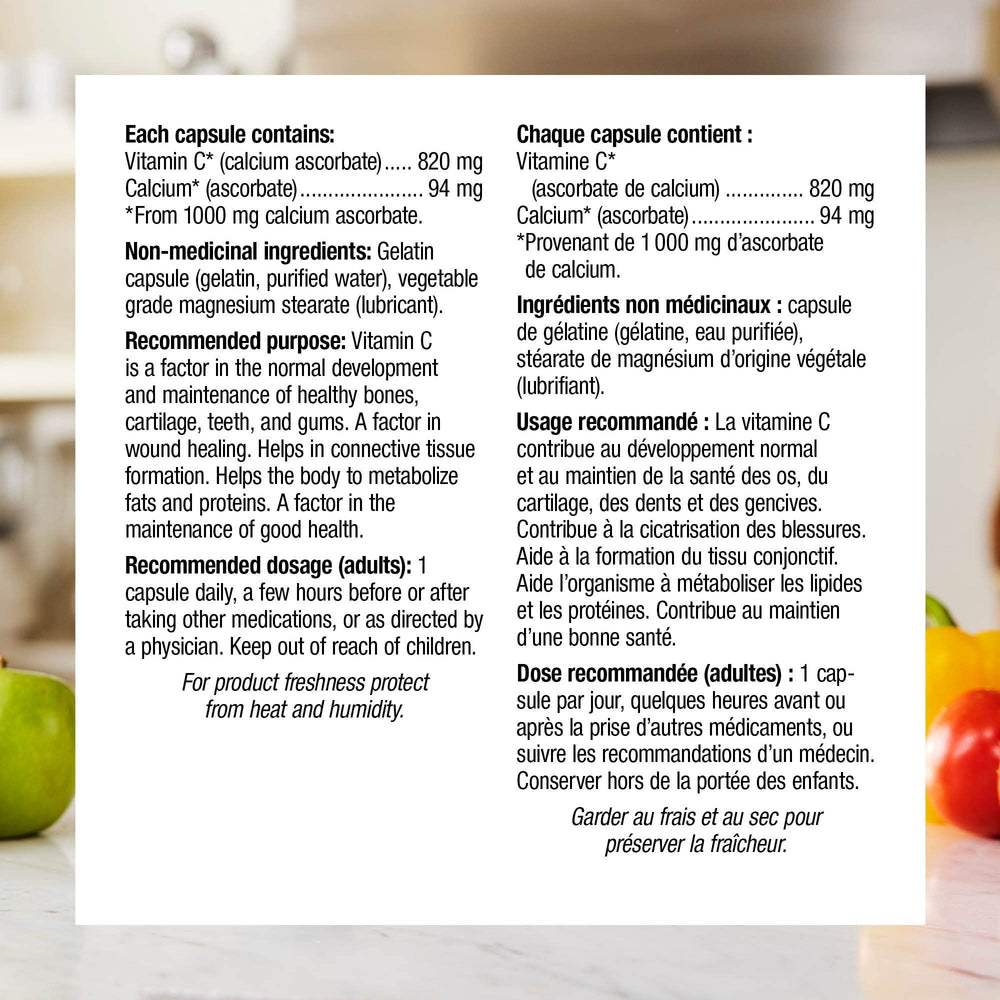 Close-up of 120 capsules in bottle