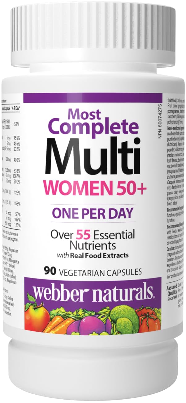 Webber Naturals Women's 50+ Most Complete Multi bottle front view