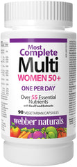 Webber Naturals Women's 50+ Most Complete Multi bottle front view