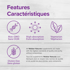 Close-up of iron-free vegetarian capsules