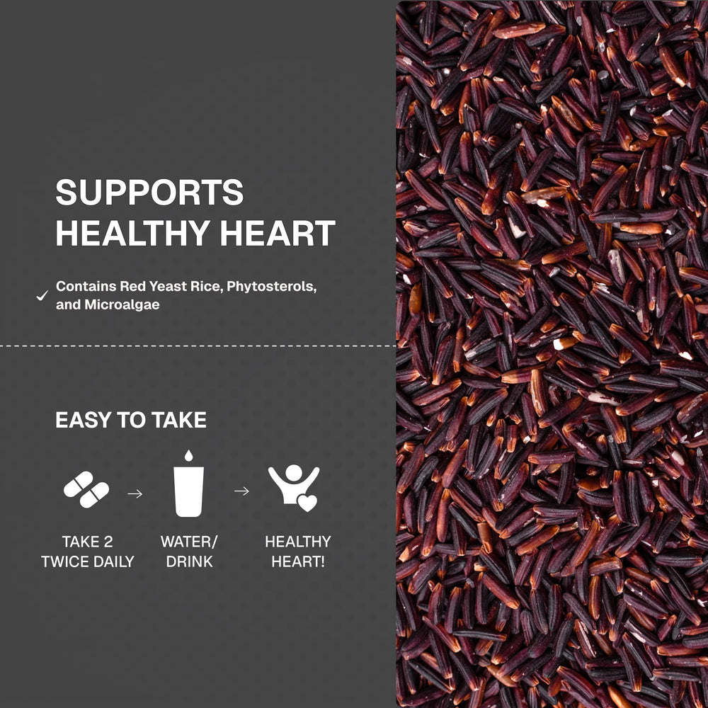 Ingredients and supplement facts for Weider Red Yeast Rice Plus