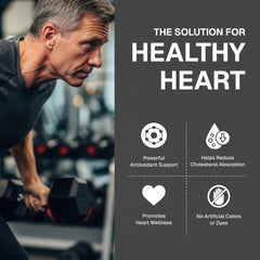 Graphic illustrating 850 mg phytosterols in the formula