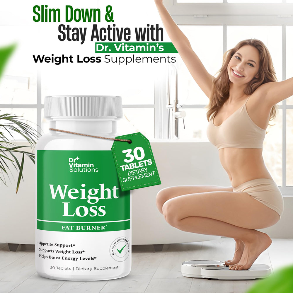 Man taking DR VITAMIN SOLUTIONS weight loss pills