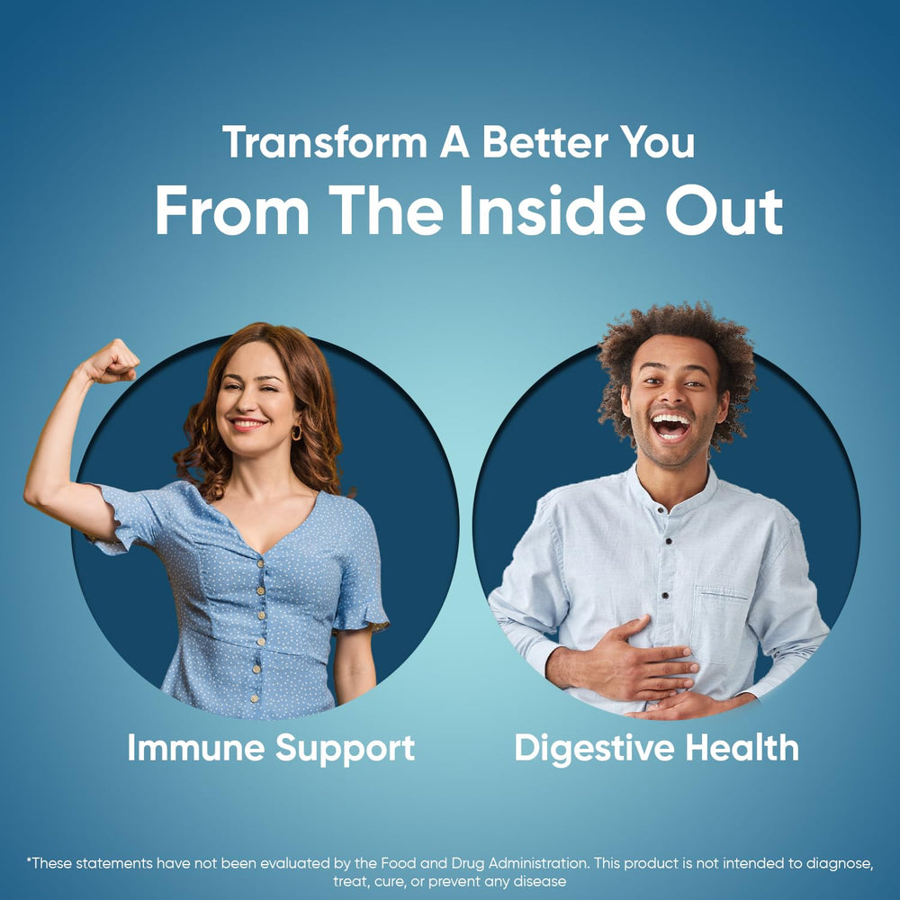 Illustration showing 13 probiotic strains